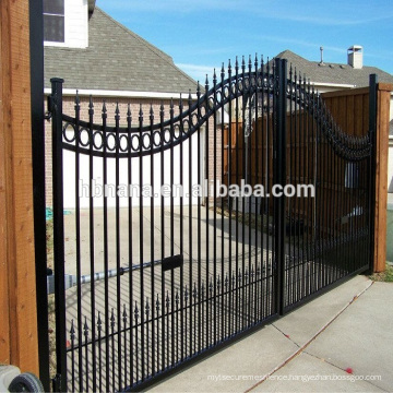 Aluminum fence and gate with different designs / house fence gates